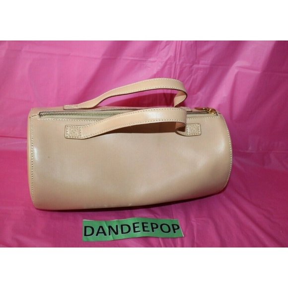 Celine Barrel Bag Women's Beige Leather Handbag - Picture 4 of 11